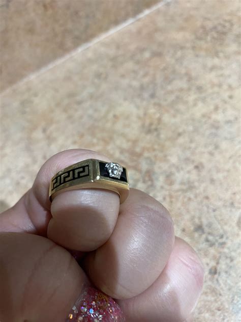 10k gold versace ring|Versace ring price.